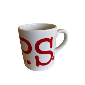 P. S. I Love You  White Ceramic Mug Graphic